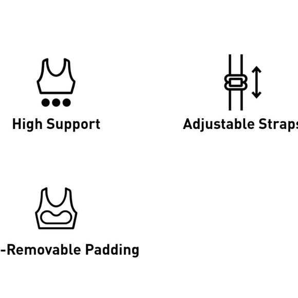 Adidas Women's High Support Sports Bra Plus Size - Picture 11 of 12